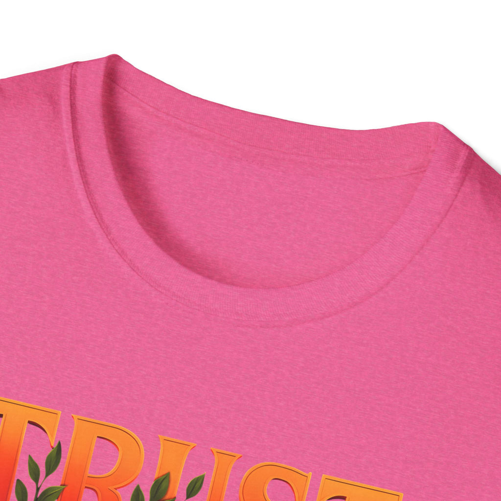 Trust God Floral Design T-Shirt