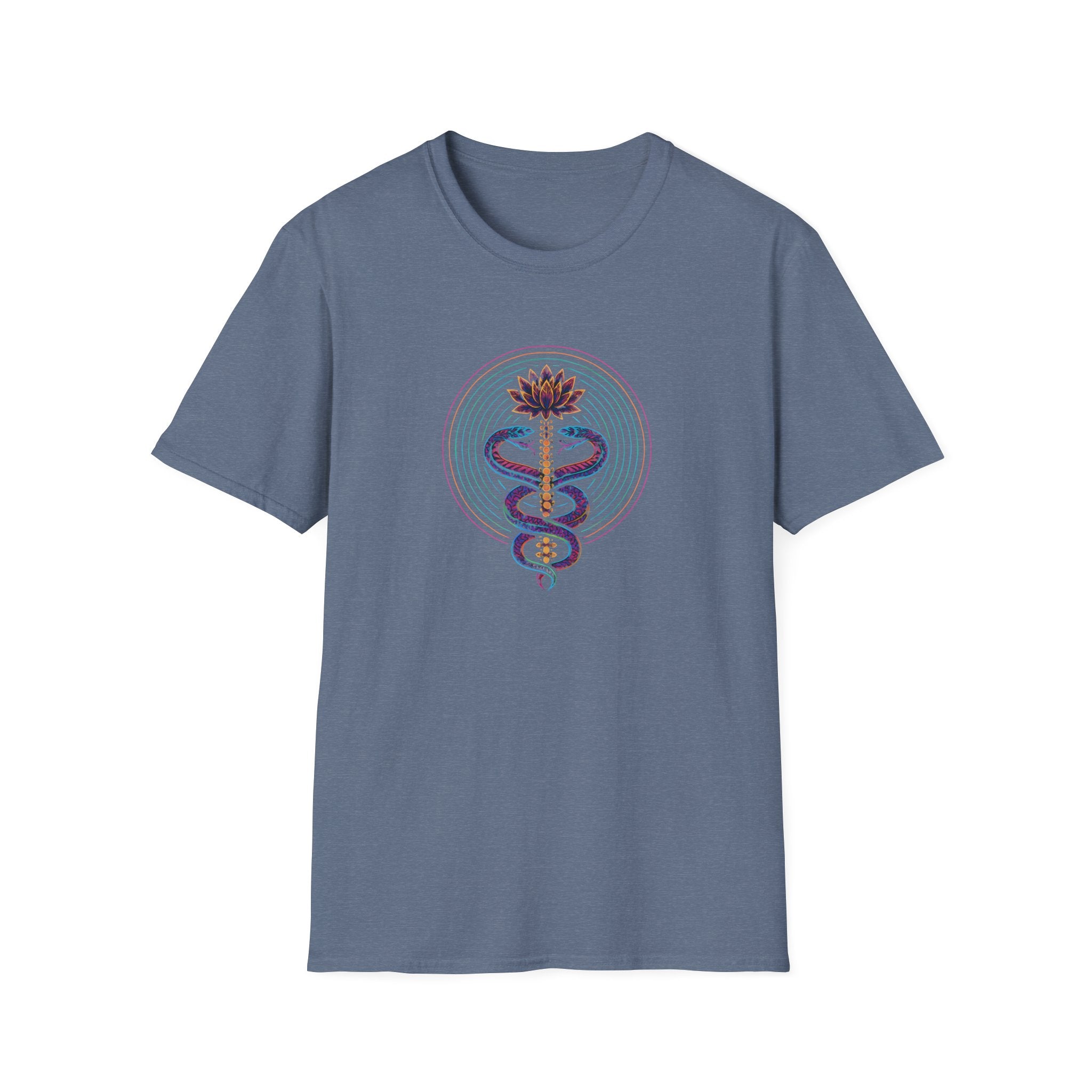Serpents Around Lotus T-Shirt