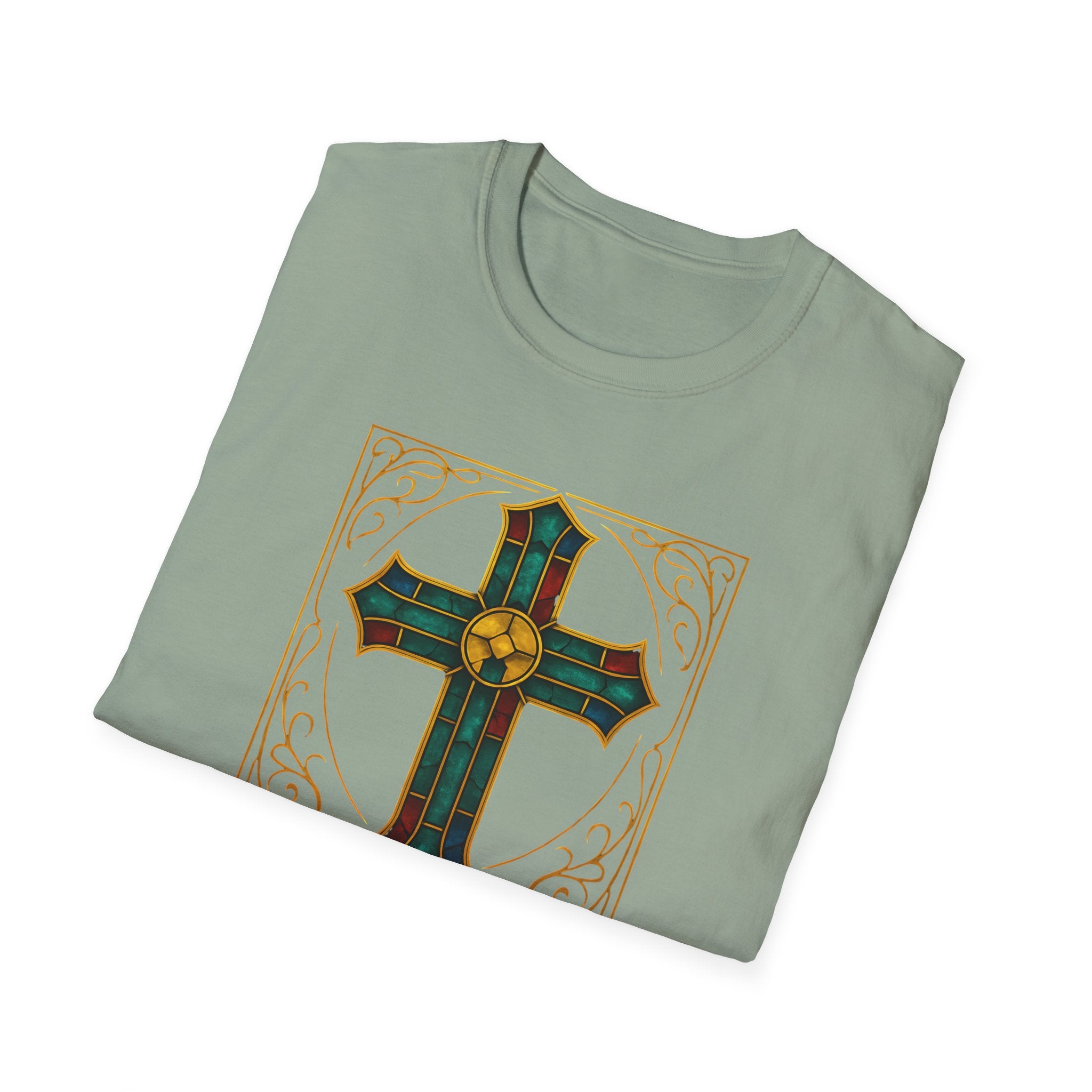 Stained Glass Cross T-Shirt