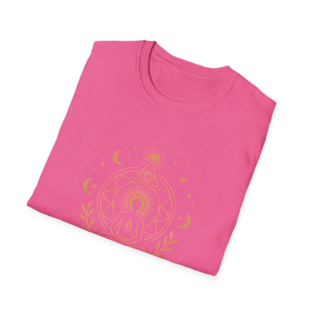 Golden Meditation Mandala T-Shirt