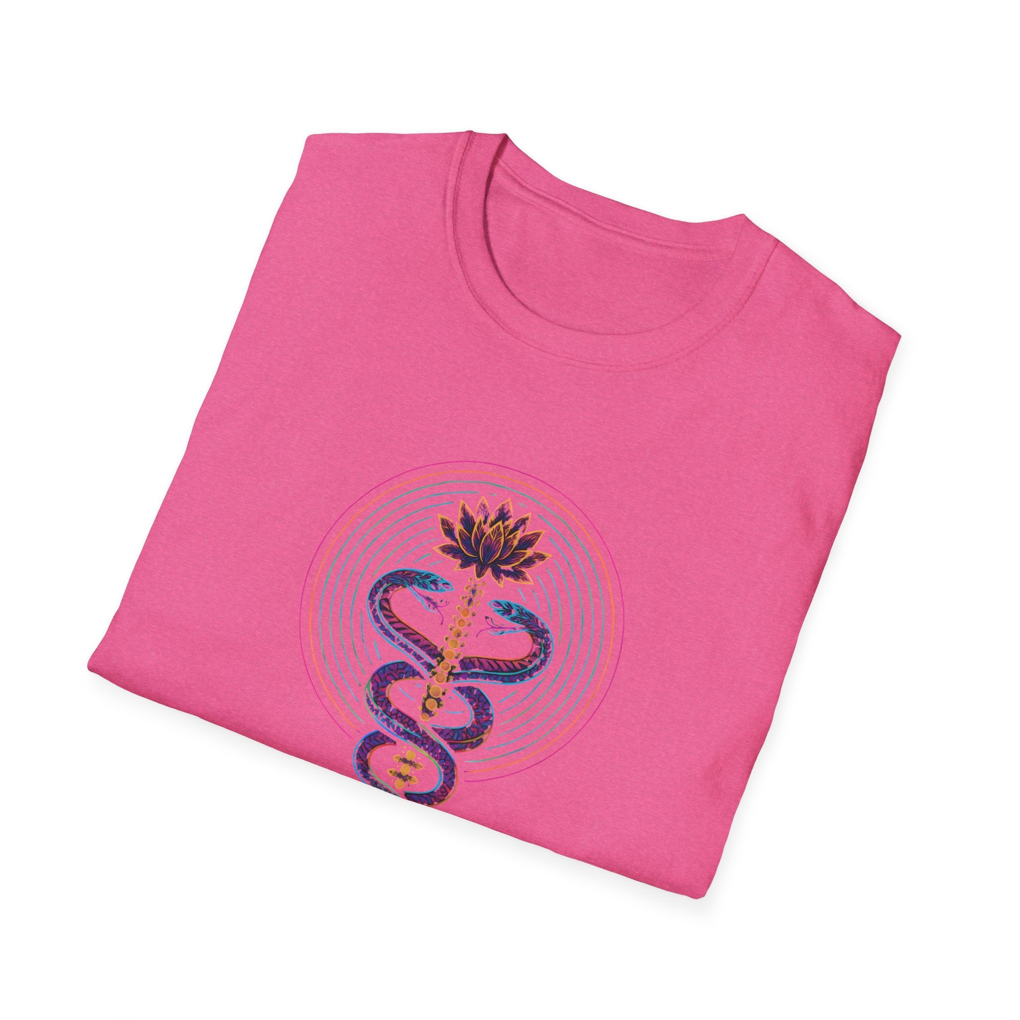 Serpents Around Lotus T-Shirt