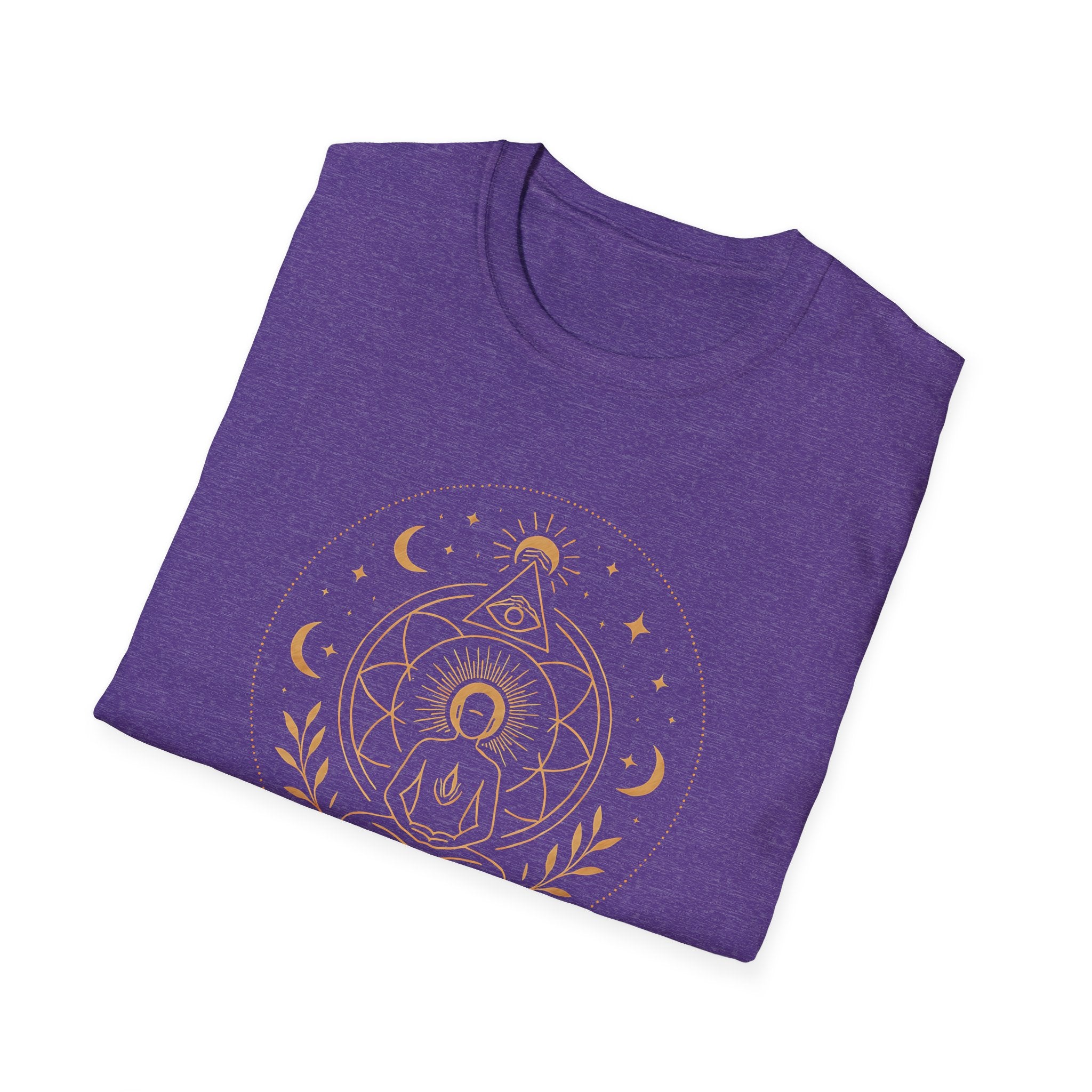 Golden Meditation Mandala T-Shirt