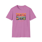 Trust God Floral Design T-Shirt