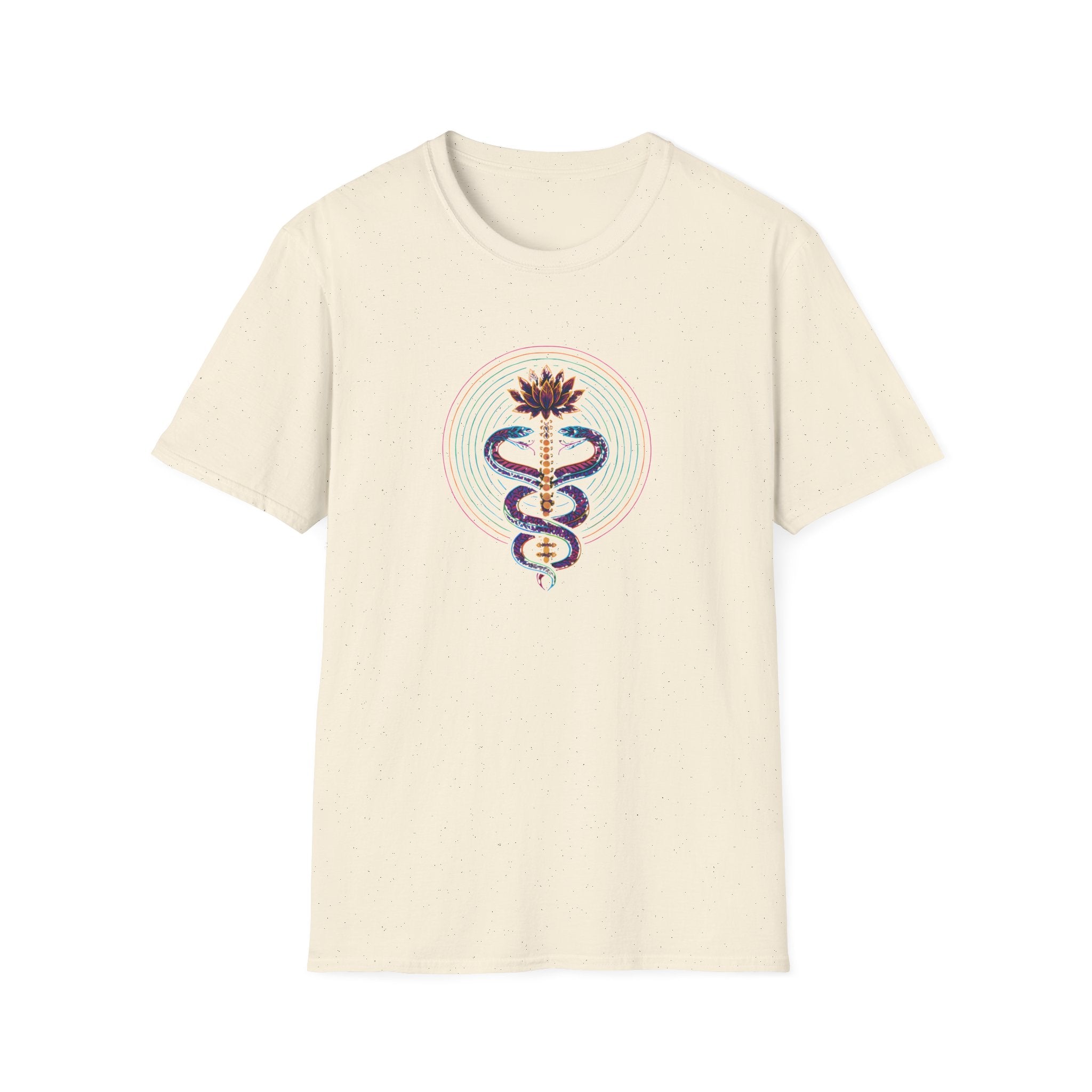 Serpents Around Lotus T-Shirt