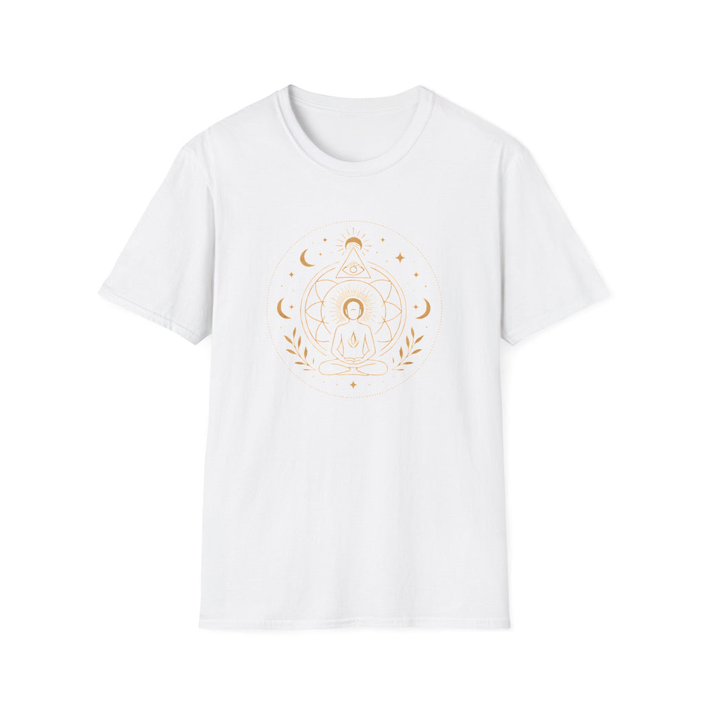 Golden Meditation Mandala T-Shirt