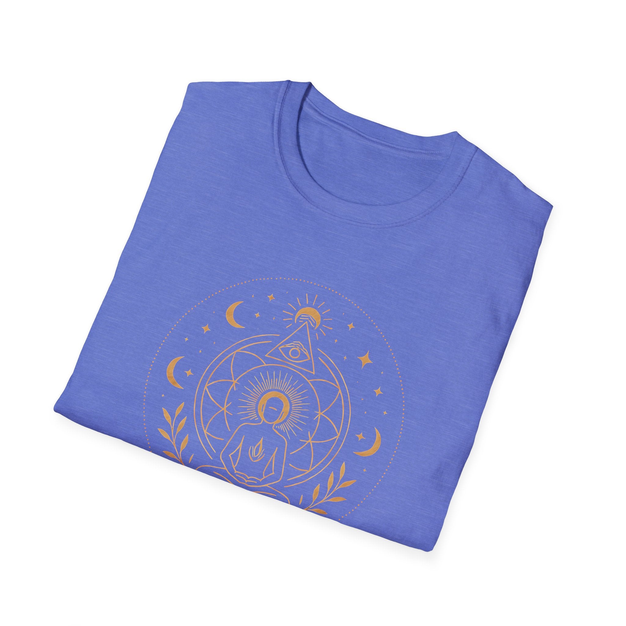 Golden Meditation Mandala T-Shirt